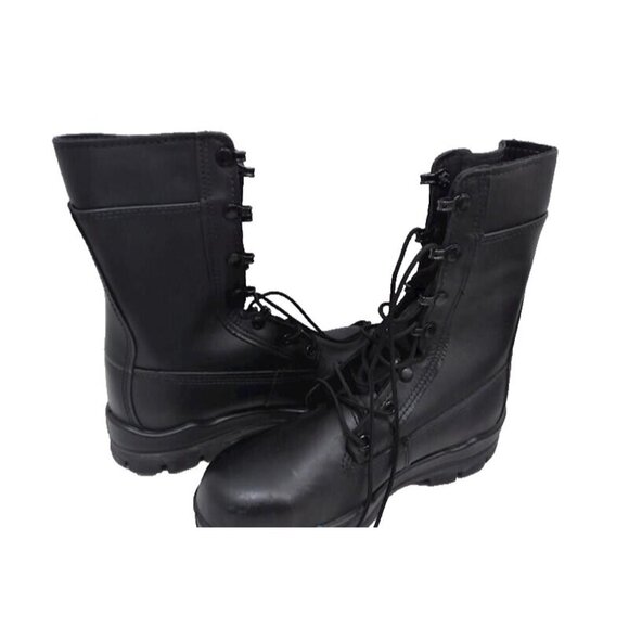 NEW Bates 1621 Men's BLACK 9 Inch US Navy Durashocks Steel Toe Boot SZ 6.0 WIDE - Picture 5 of 10